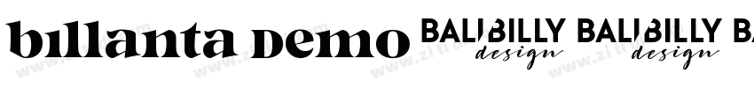 billanta demo字体转换